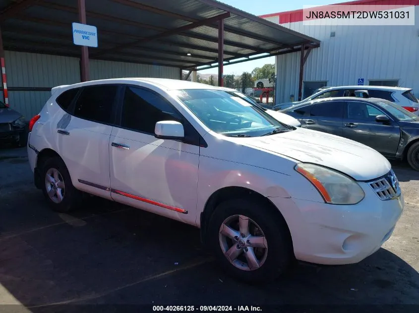 2013 Nissan Rogue S VIN: JN8AS5MT2DW531031 Lot: 40266125