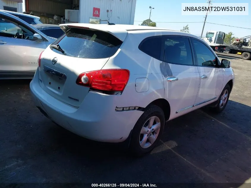 2013 Nissan Rogue S VIN: JN8AS5MT2DW531031 Lot: 40266125