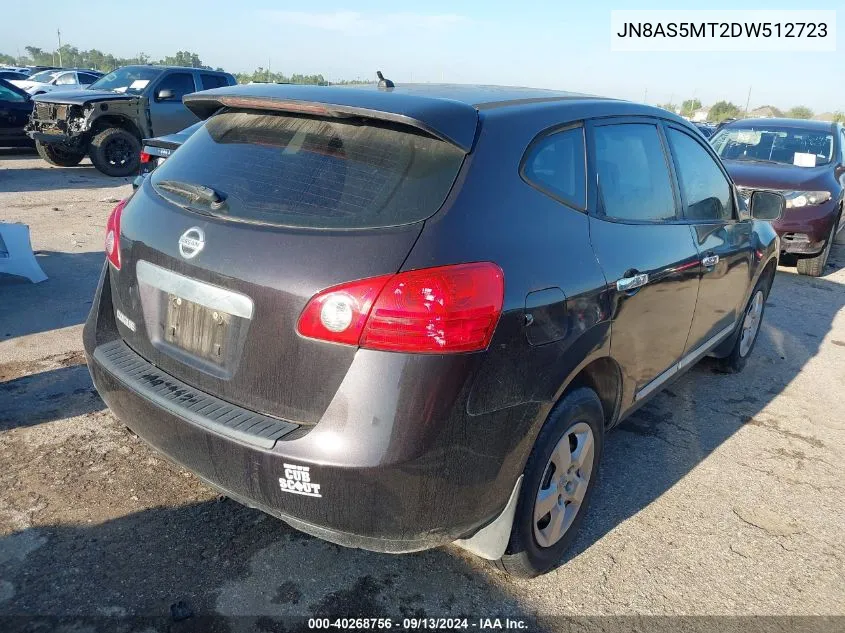 2013 Nissan Rogue S VIN: JN8AS5MT2DW512723 Lot: 40268756