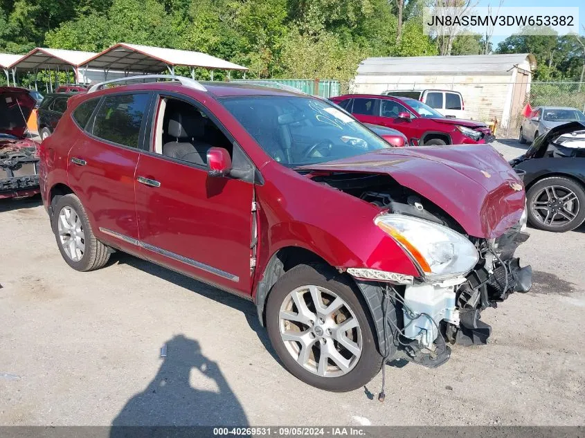 2013 Nissan Rogue S/Sv VIN: JN8AS5MV3DW653382 Lot: 40269531