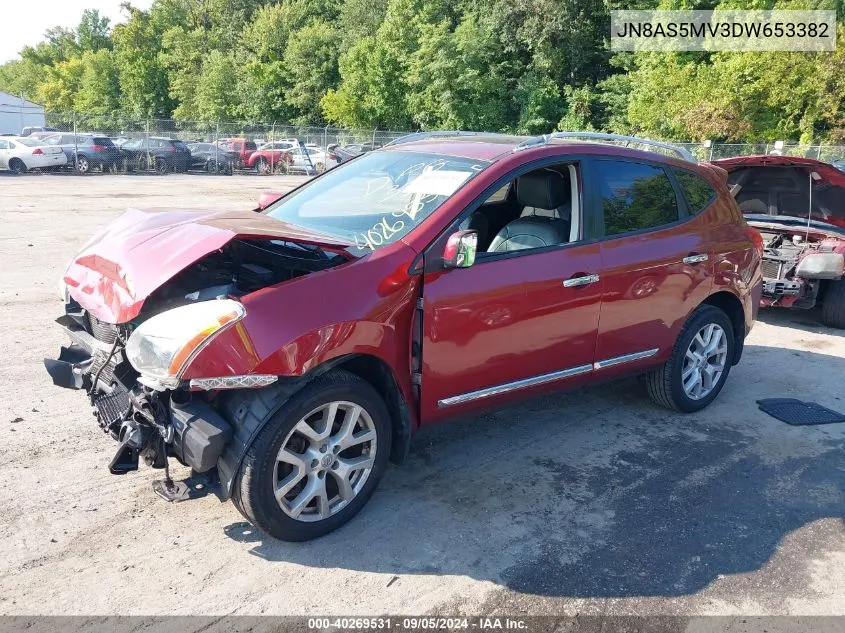 2013 Nissan Rogue S/Sv VIN: JN8AS5MV3DW653382 Lot: 40269531