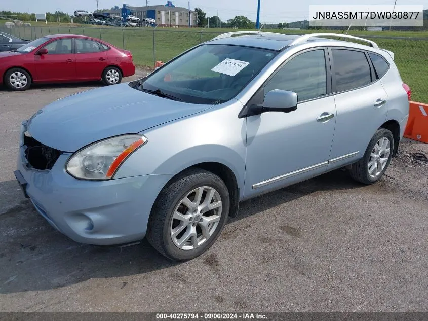 2013 Nissan Rogue Sv W/Sl Pkg VIN: JN8AS5MT7DW030877 Lot: 40275794