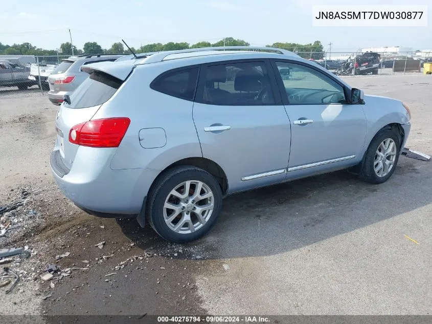 2013 Nissan Rogue Sv W/Sl Pkg VIN: JN8AS5MT7DW030877 Lot: 40275794