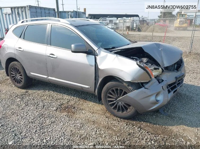 2013 Nissan Rogue Sv VIN: JN8AS5MV3DW602755 Lot: 40278139