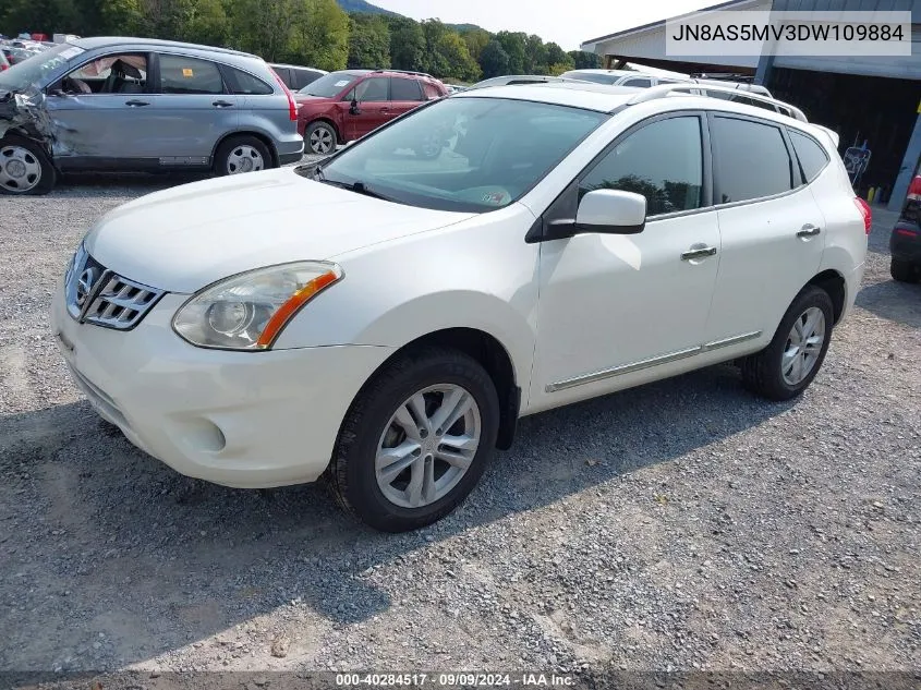 2013 Nissan Rogue Sv VIN: JN8AS5MV3DW109884 Lot: 40284517