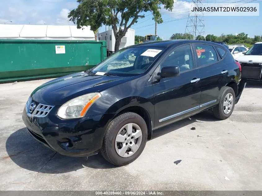 JN8AS5MT2DW502936 2013 Nissan Rogue S