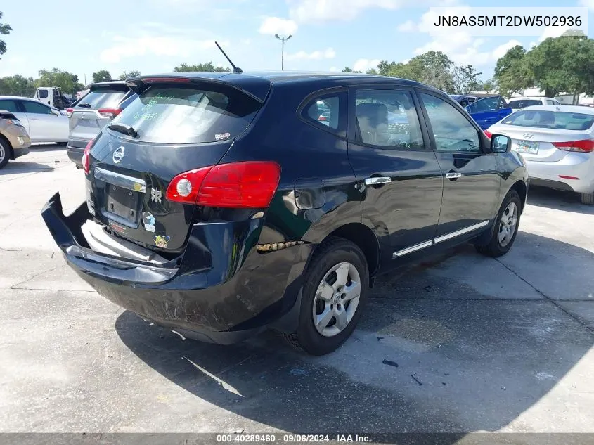 JN8AS5MT2DW502936 2013 Nissan Rogue S