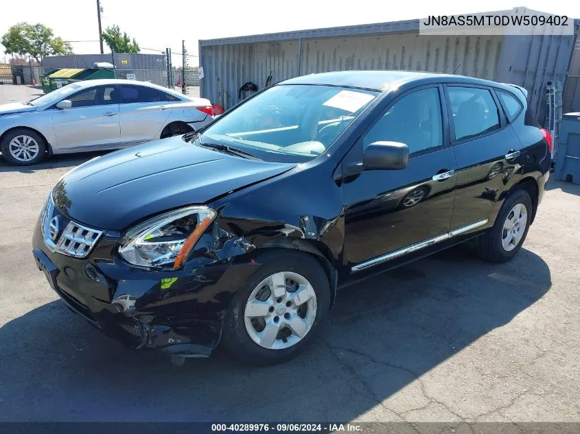 2013 Nissan Rogue S VIN: JN8AS5MT0DW509402 Lot: 40289976