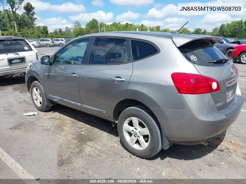 2013 Nissan Rogue S VIN: JN8AS5MT9DW508703 Lot: 40291026