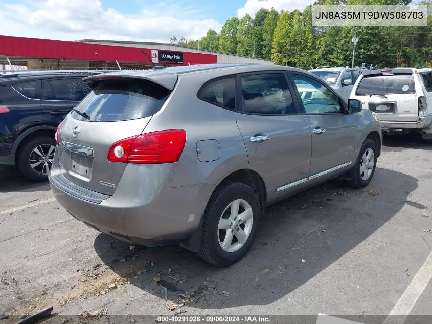 2013 Nissan Rogue S VIN: JN8AS5MT9DW508703 Lot: 40291026