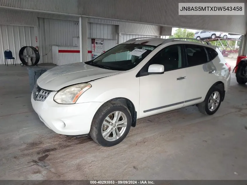 2013 Nissan Rogue Sv VIN: JN8AS5MTXDW543458 Lot: 40293853