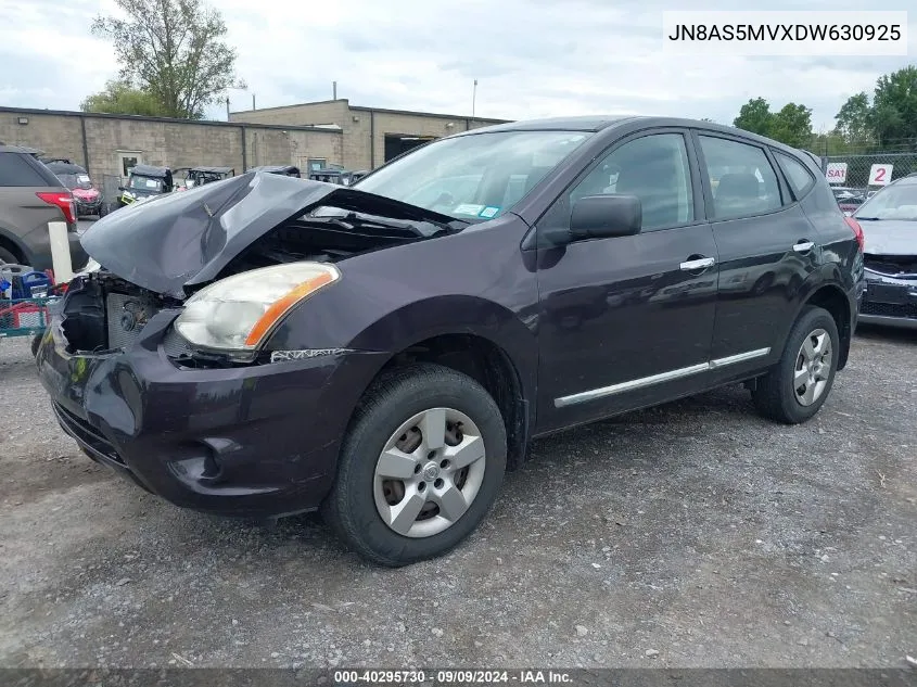 JN8AS5MVXDW630925 2013 Nissan Rogue S