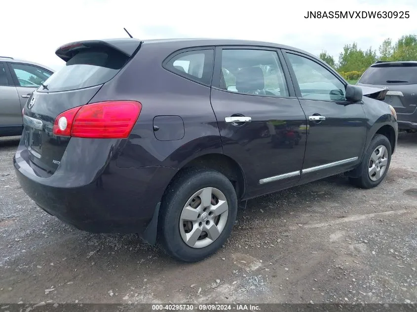 2013 Nissan Rogue S VIN: JN8AS5MVXDW630925 Lot: 40295730