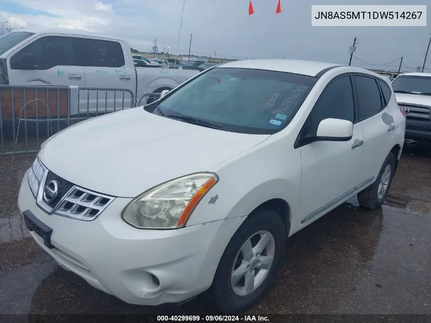 2013 Nissan Rogue S VIN: JN8AS5MT1DW514267 Lot: 40299699