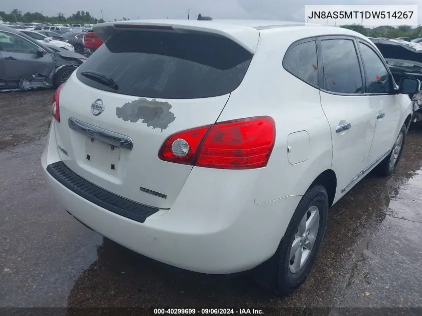 JN8AS5MT1DW514267 2013 Nissan Rogue S