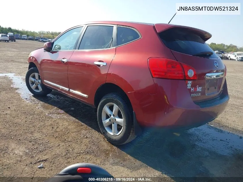 2013 Nissan Rogue S/Sv VIN: JN8AS5MT0DW521324 Lot: 40306215