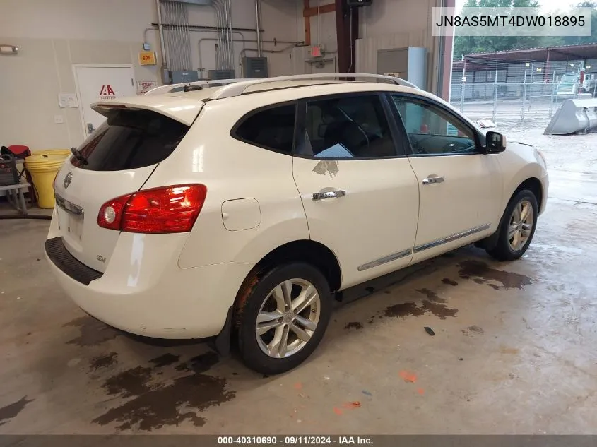 2013 Nissan Rogue Sv VIN: JN8AS5MT4DW018895 Lot: 40310690