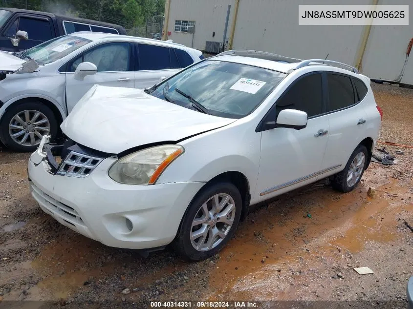 JN8AS5MT9DW005625 2013 Nissan Rogue Sv W/Sl Pkg