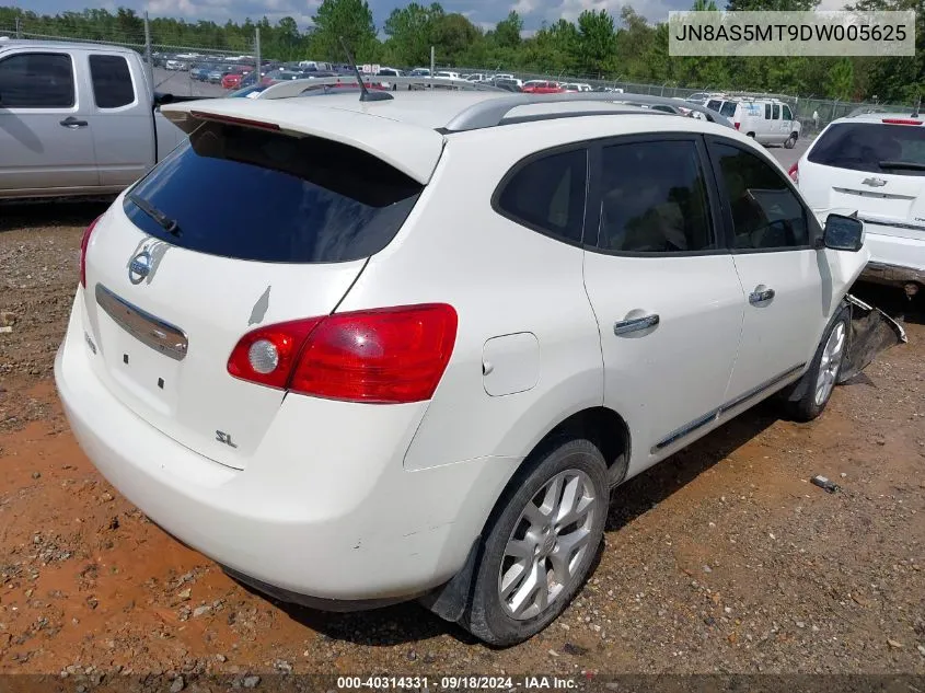 2013 Nissan Rogue Sv W/Sl Pkg VIN: JN8AS5MT9DW005625 Lot: 40314331