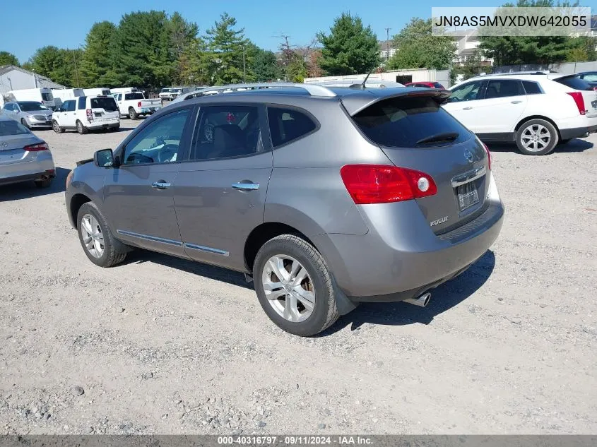 2013 Nissan Rogue S/Sv VIN: JN8AS5MVXDW642055 Lot: 40316797