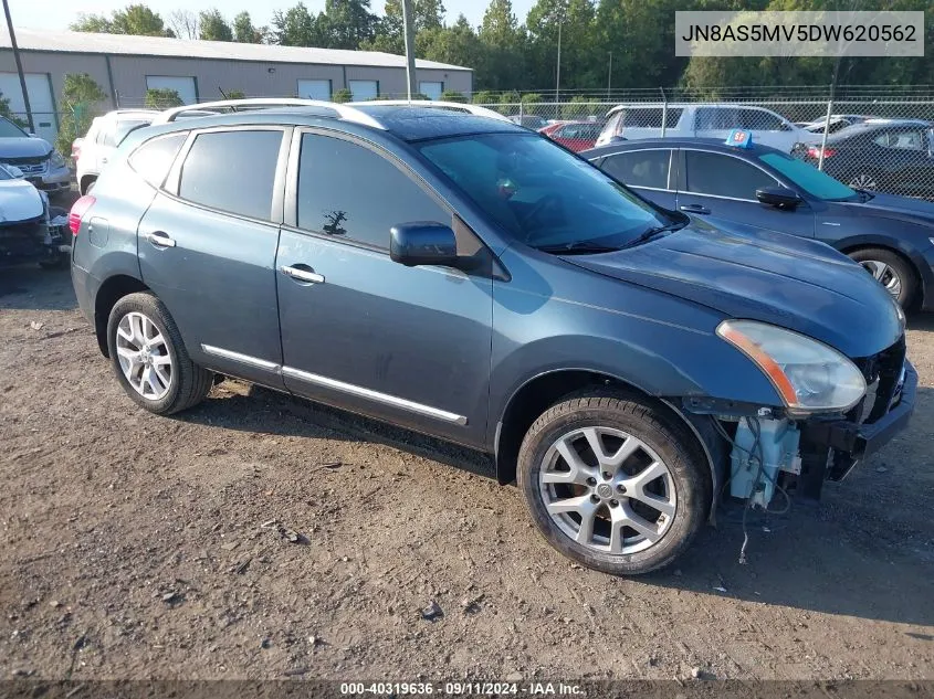 2013 Nissan Rogue Sv W/Sl Pkg VIN: JN8AS5MV5DW620562 Lot: 40319636