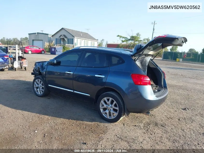 2013 Nissan Rogue Sv W/Sl Pkg VIN: JN8AS5MV5DW620562 Lot: 40319636