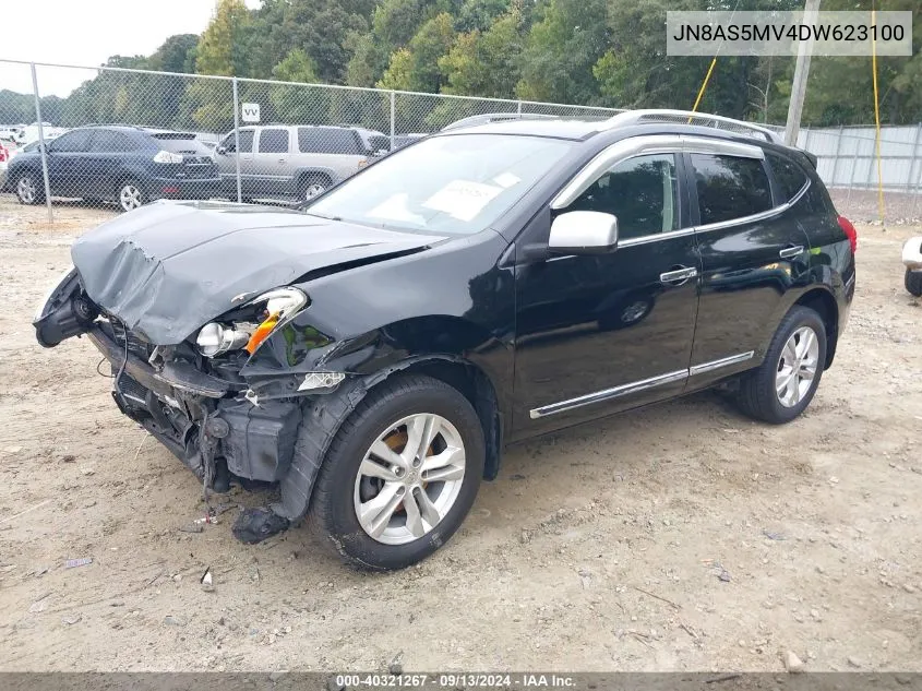 2013 Nissan Rogue Sv VIN: JN8AS5MV4DW623100 Lot: 40321267