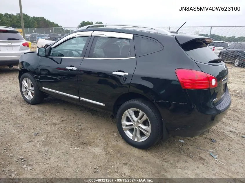 2013 Nissan Rogue Sv VIN: JN8AS5MV4DW623100 Lot: 40321267