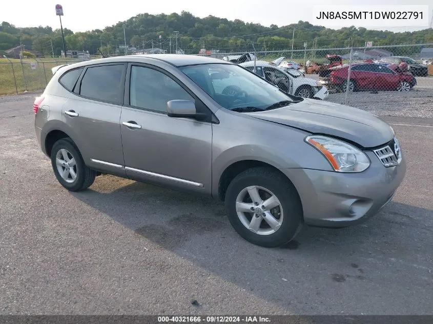 JN8AS5MT1DW022791 2013 Nissan Rogue S