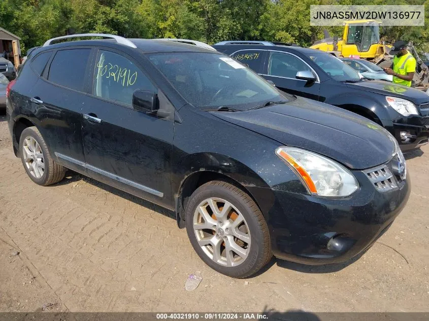 2013 Nissan Rogue Sv W/Sl Pkg VIN: JN8AS5MV2DW136977 Lot: 40321910