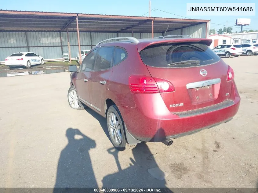 2013 Nissan Rogue S/Sv VIN: JN8AS5MT6DW544686 Lot: 40339986