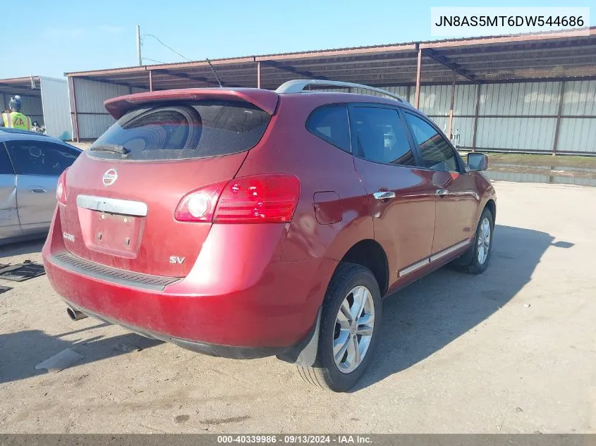 2013 Nissan Rogue S/Sv VIN: JN8AS5MT6DW544686 Lot: 40339986