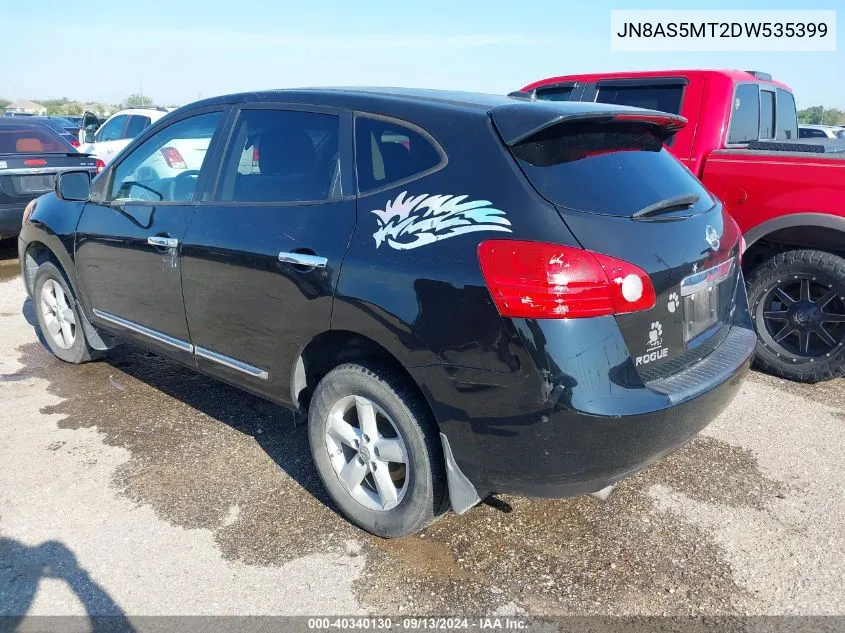 2013 Nissan Rogue S VIN: JN8AS5MT2DW535399 Lot: 40340130