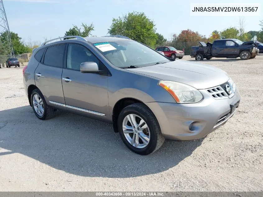 2013 Nissan Rogue Sv VIN: JN8AS5MV2DW613567 Lot: 40343668