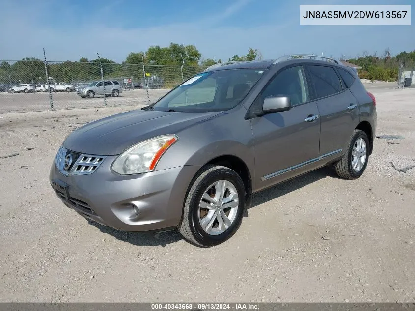 2013 Nissan Rogue Sv VIN: JN8AS5MV2DW613567 Lot: 40343668