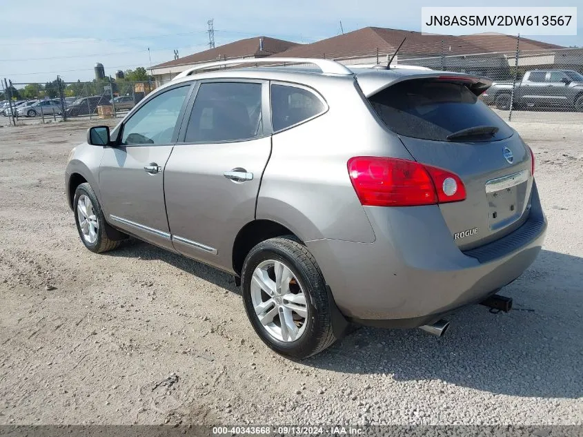 2013 Nissan Rogue Sv VIN: JN8AS5MV2DW613567 Lot: 40343668