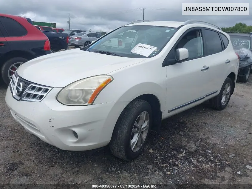 2013 Nissan Rogue Sv VIN: JN8AS5MT0DW007800 Lot: 40356877