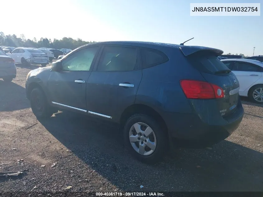 2013 Nissan Rogue S VIN: JN8AS5MT1DW032754 Lot: 40361719