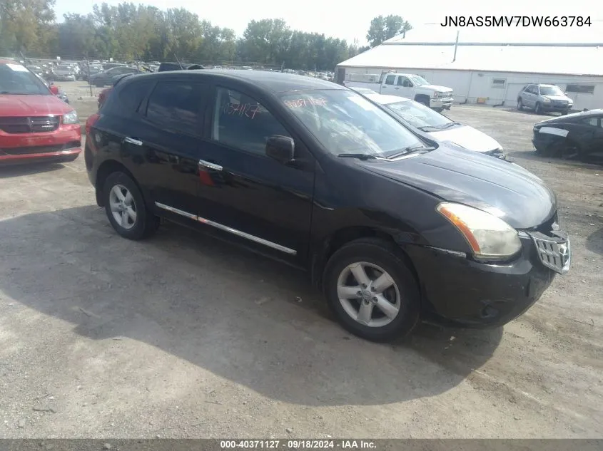 2013 Nissan Rogue S VIN: JN8AS5MV7DW663784 Lot: 40371127