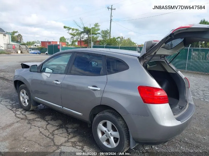 2013 Nissan Rogue S VIN: JN8AS5MV7DW647584 Lot: 40382053