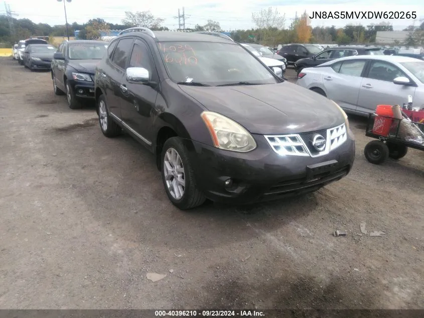 JN8AS5MVXDW620265 2013 Nissan Rogue Sv W/Sl Pkg