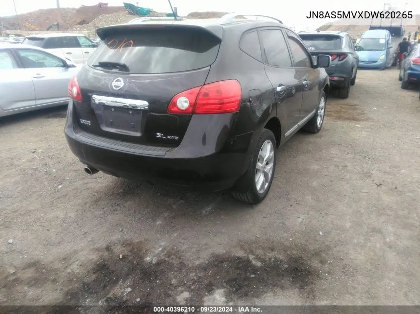 JN8AS5MVXDW620265 2013 Nissan Rogue Sv W/Sl Pkg