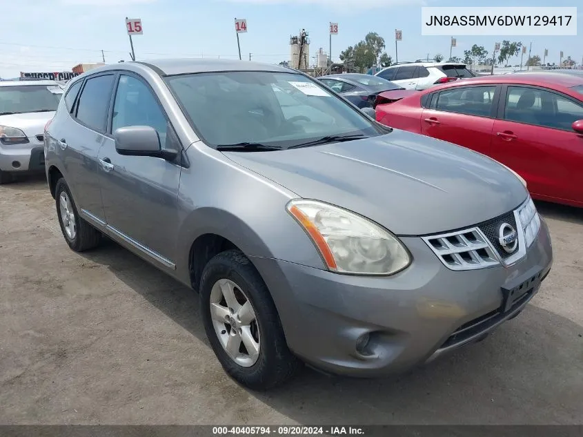 2013 Nissan Rogue S VIN: JN8AS5MV6DW129417 Lot: 40405794