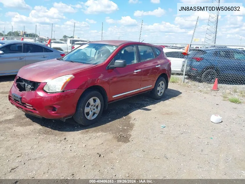 2013 Nissan Rogue S VIN: JN8AS5MT0DW506032 Lot: 40406383