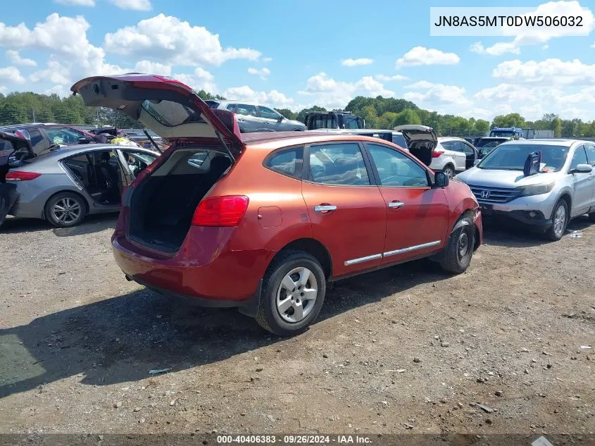 2013 Nissan Rogue S VIN: JN8AS5MT0DW506032 Lot: 40406383