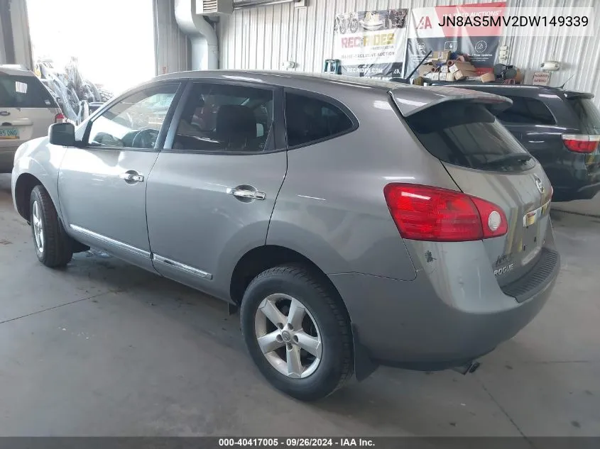 2013 Nissan Rogue S VIN: JN8AS5MV2DW149339 Lot: 40417005