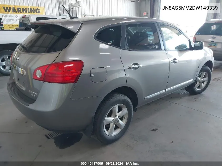 JN8AS5MV2DW149339 2013 Nissan Rogue S