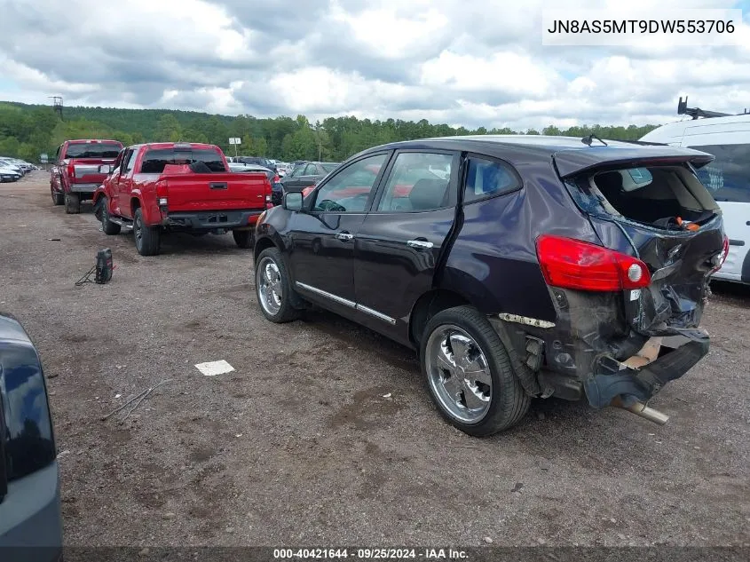 2013 Nissan Rogue S VIN: JN8AS5MT9DW553706 Lot: 40421644