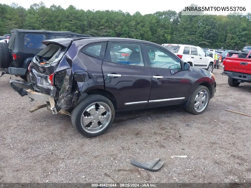 2013 Nissan Rogue S VIN: JN8AS5MT9DW553706 Lot: 40421644