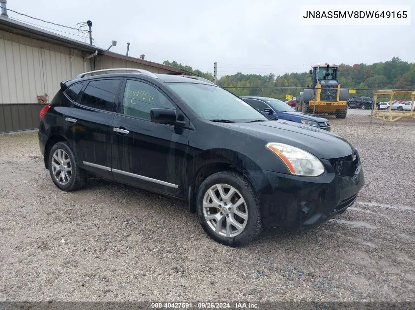 2013 Nissan Rogue Sv W/Sl Pkg VIN: JN8AS5MV8DW649165 Lot: 40427591